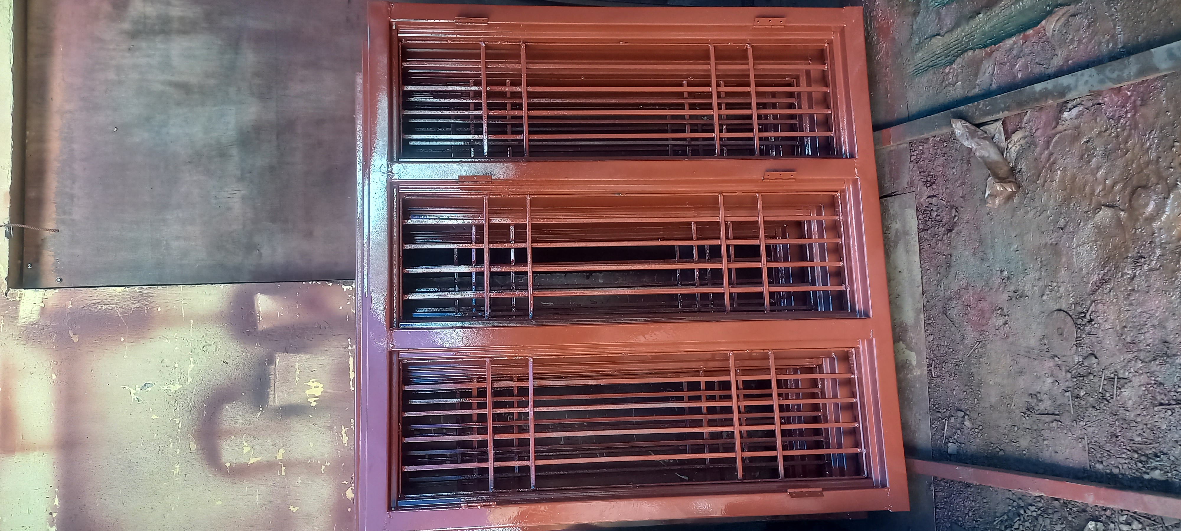 Pressed Steel Window With Z-Section Shutter - image