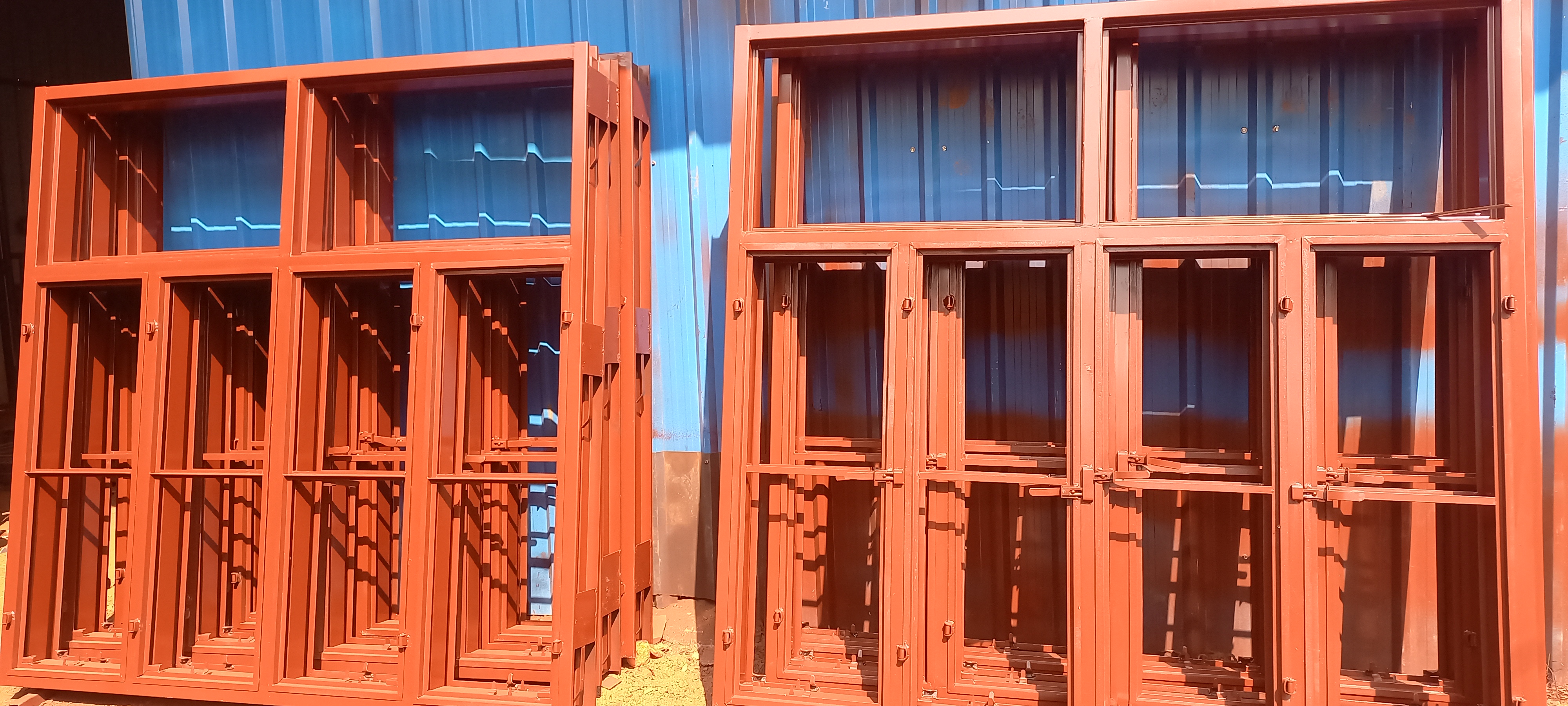 Pressed Steel Window With Z-Section Shutter - image